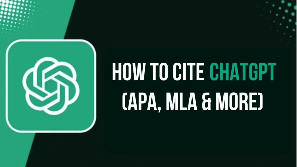 How to Cite ChatGpt
